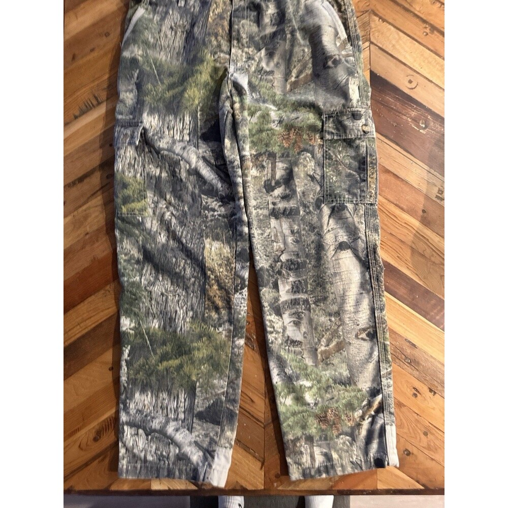 Rustic Ridge Mossy Oak Camo 6-Pocket Hunting Cargo Pants Size L